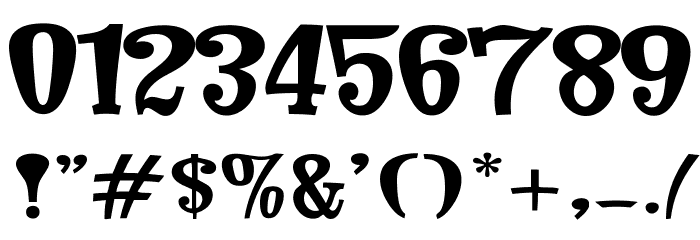 Comic Cover Font OTHER CHARS