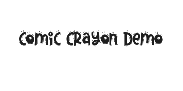 Comic Crayon Demo Logo