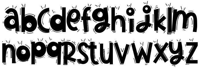 Comic Crayon Demo Font LOWERCASE