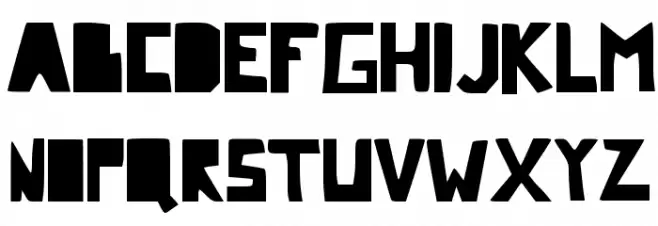 Comic Dandy Schriftart Groß