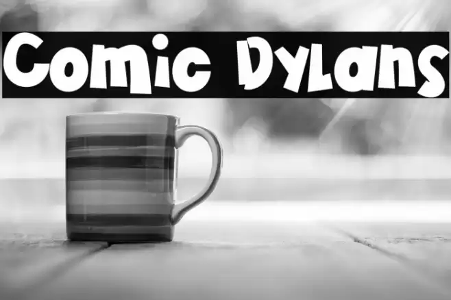 Comic Dylans Font examples