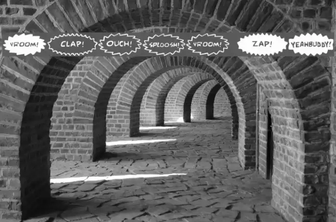 Comic FX Font examples