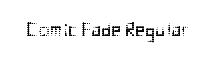 Comic Fade Regular  Frei Schriftart Herunterladen