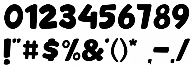 Comic Gecko Font OTHER CHARS