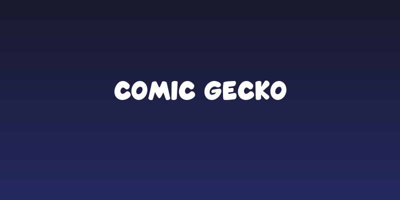 Comic Gecko Social Header