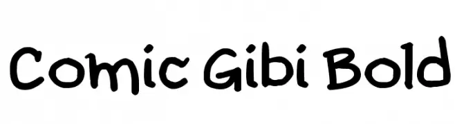 Comic Gibi Bold  تنزيل الخطوط