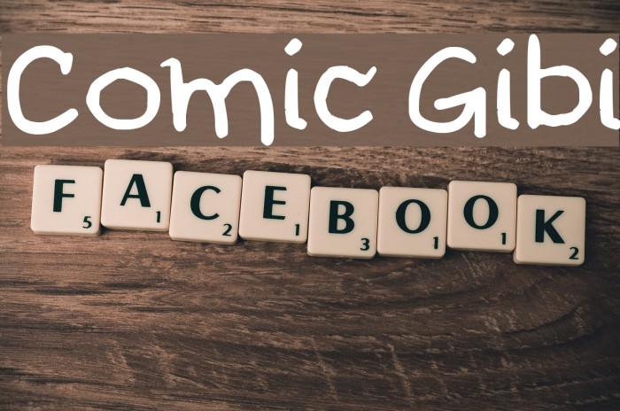 Comic Gibi Font examples