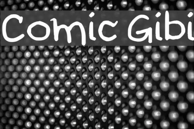 Comic Gibi フォント examples