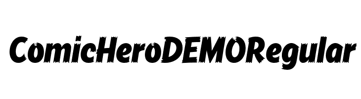 Comic Hero DEMO Regular  Frei Schriftart Herunterladen