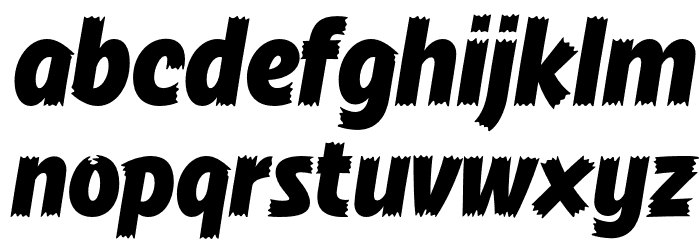 Comic Hero DEMO Regular Font LOWERCASE