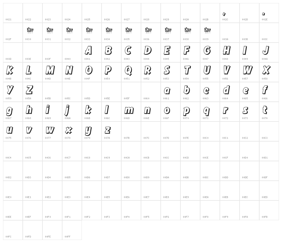Comic Hero DEMO Shadow Character Map