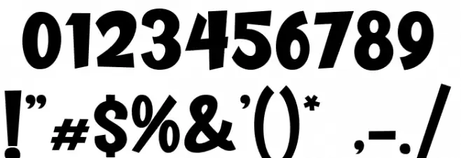 Comic Hunter Font OTHER CHARS