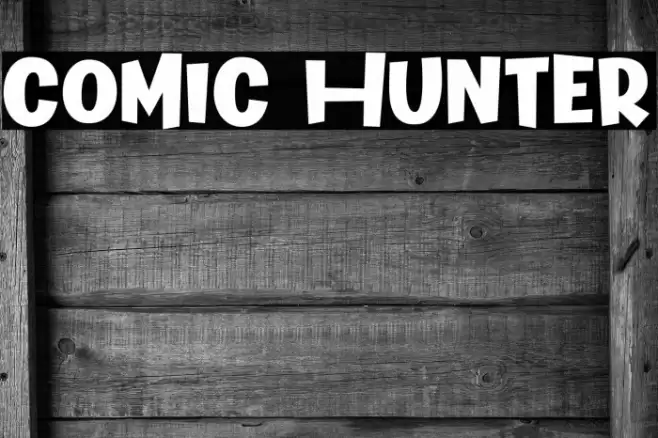 Comic Hunter Font examples