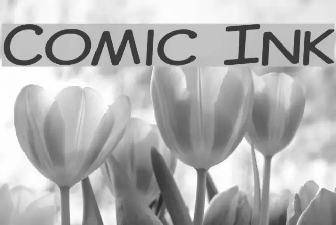 Comic Ink Font examples