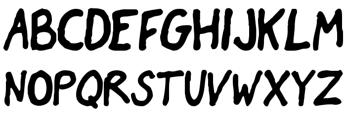 Comic James Font LOWERCASE