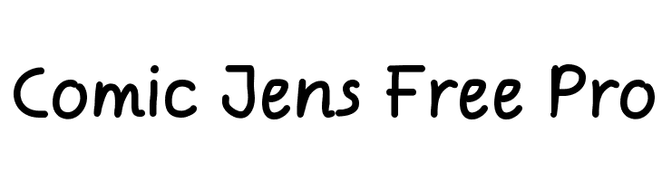Comic Jens Free Pro  नि: शुल्क फ़ॉन्ट्स डाउनलोड