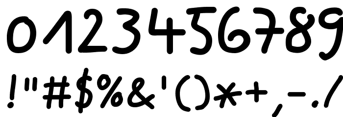 Comic Jens Free Pro Font OTHER CHARS