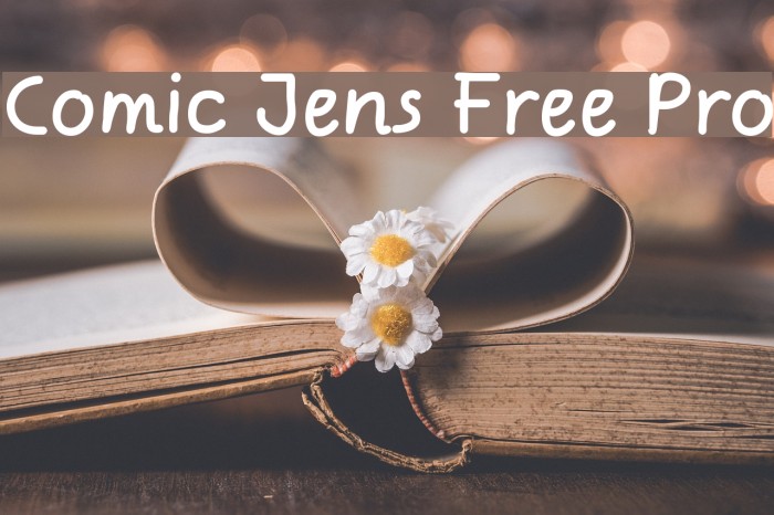 Comic Jens Free Pro Font examples