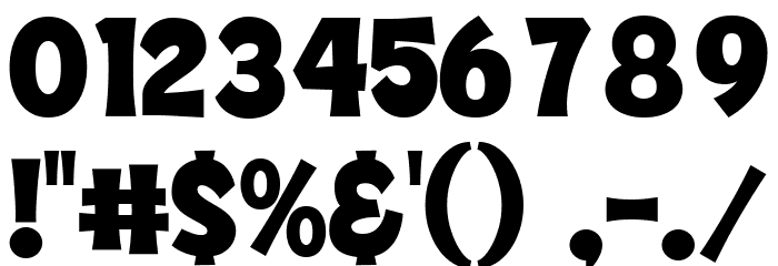 Comic Jungle Font OTHER CHARS