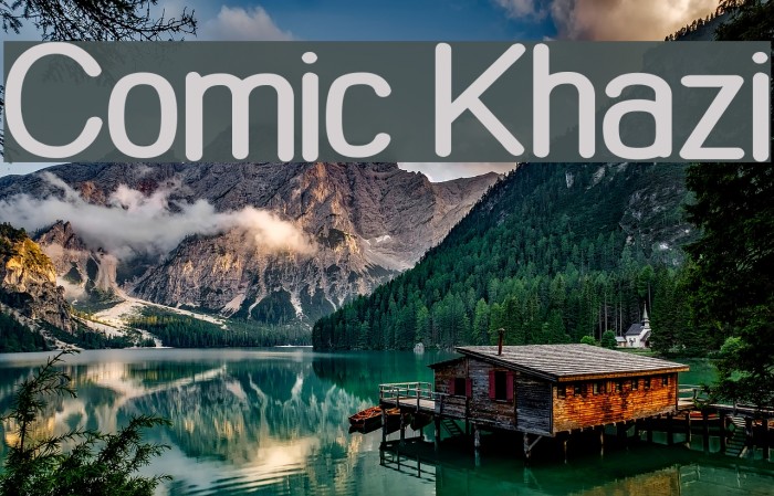 Comic Khazi Font examples