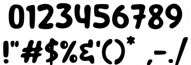 Comic Kids Font OTHER CHARS
