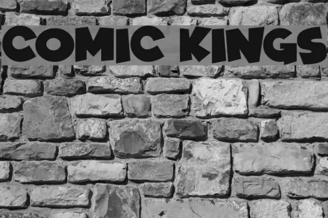 Comic Kings Font examples