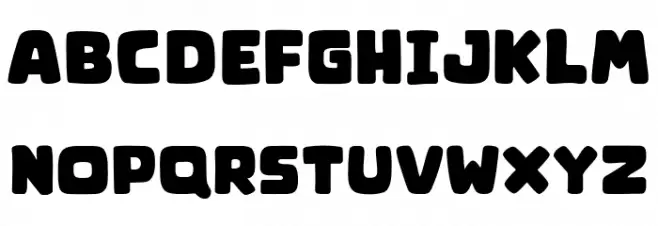 Comic Lemon Font Litere mari