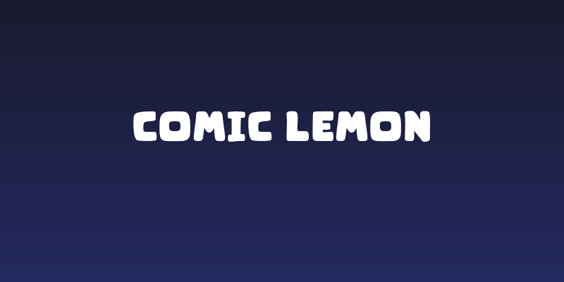 Comic Lemon Social Header