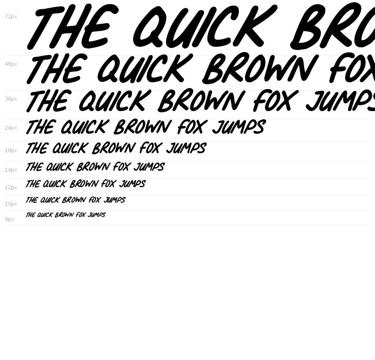 Comic Marker Deluxe Italic Waterfall