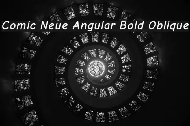 Comic Neue Angular Bold Oblique Font examples