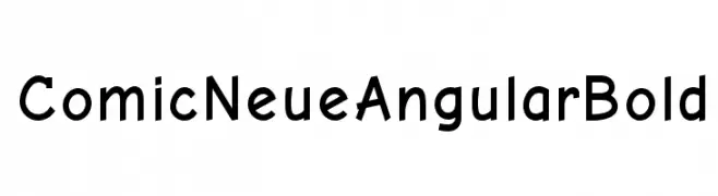 Comic Neue Angular Bold  Frei Schriftart Herunterladen