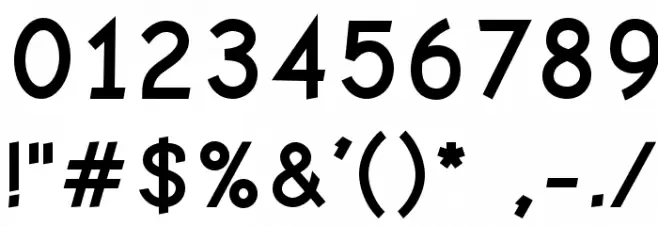 Comic Neue Angular Bold Font OTHER CHARS