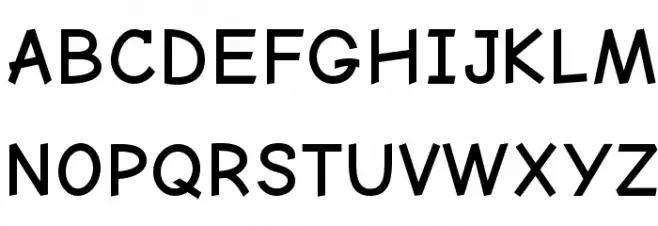 Comic Neue Angular Bold フォント 大文字