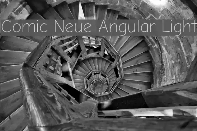 Comic Neue Angular Light 字体 examples