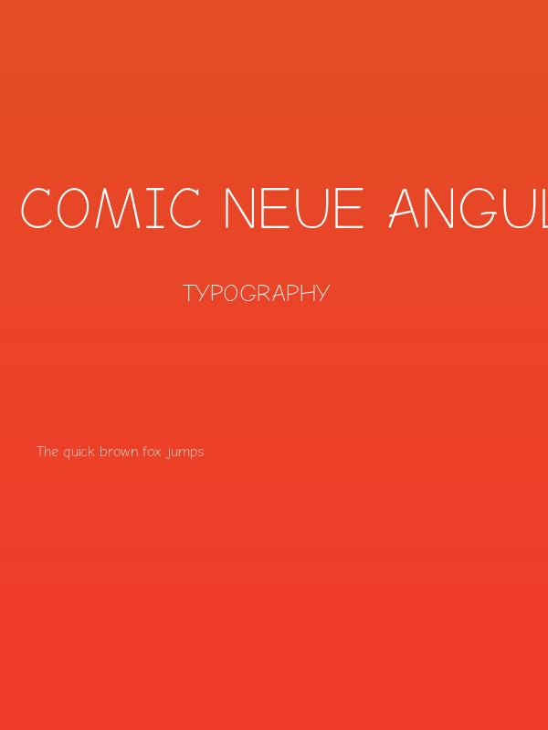 Comic Neue Angular Light Poster