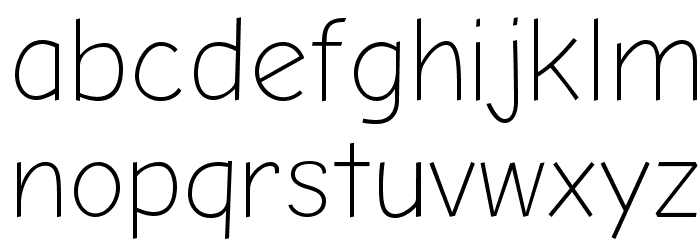 Comic Neue Angular Light 字体 小写