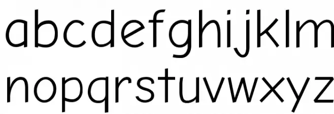 Comic Neue Angular Regular 字体 小写