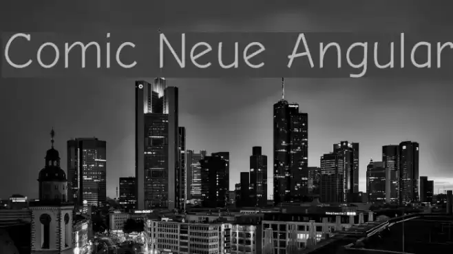 Comic Neue Angular Font examples