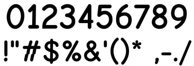 Comic Neue Bold Font OTHER CHARS