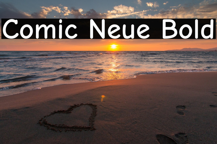 Comic Neue Bold Font examples