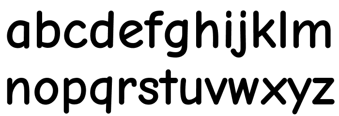Comic Neue Bold Font LOWERCASE
