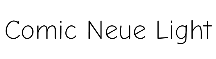 Comic Neue Light  免费字体下载