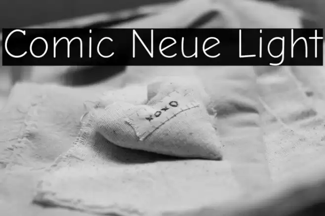 Comic Neue Light Font examples