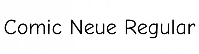 Comic Neue Regular  免费字体下载