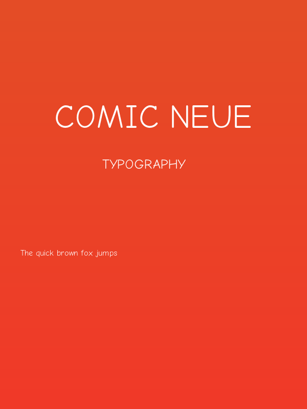 Comic Neue Poster