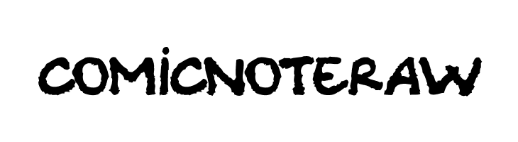 Comic Note Raw  नि: शुल्क फ़ॉन्ट्स डाउनलोड
