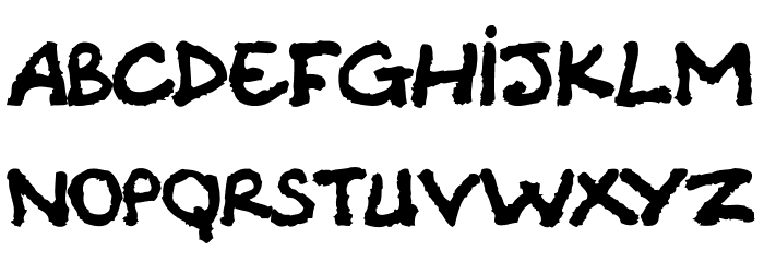 Comic Note Raw Font LOWERCASE