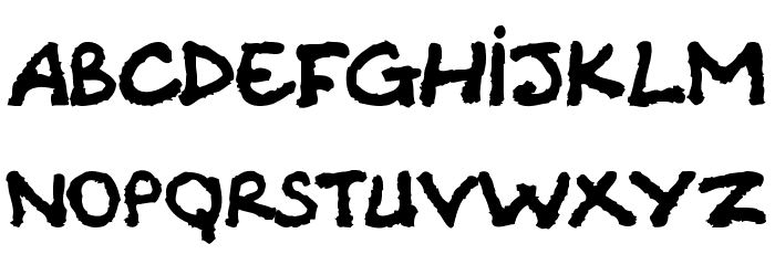 Comic Note Raw Font LOWERCASE