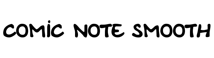 Comic Note Smooth Font