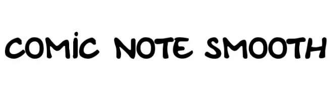 Comic Note Smooth  لخطوط تنزيل